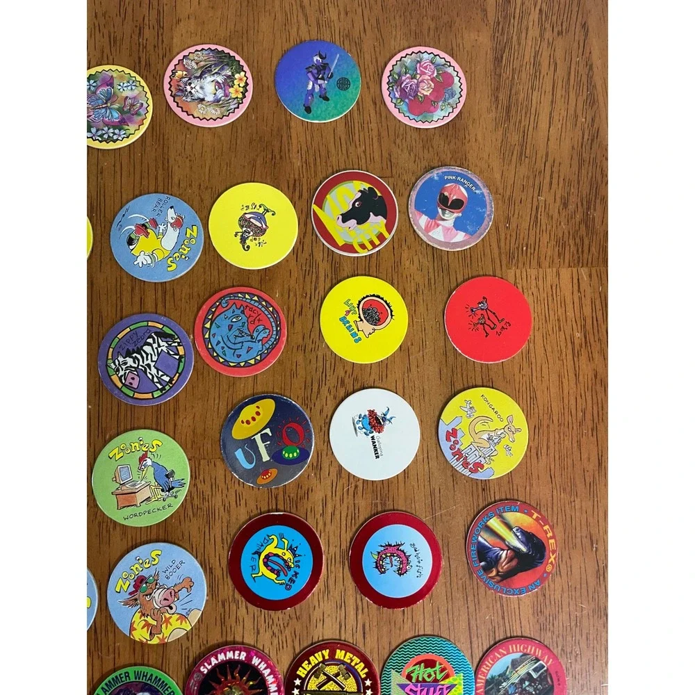 Whammer Slammer POGs Lot of 83 Vintage